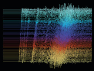 Full seismic waveforms contain a wealth of information that can be analyzed to infer properties and structures beneath the surface of the Earth. Waveform graph by Ved Lekic.
