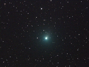 Comet 46P/Wirtanen, as seen from Australia through a remote telescope in November 2018. Photo: Bill Cooke, NASA (Click image to download hi-res version.)