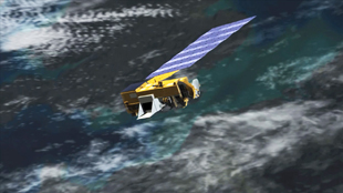 NASA's Aura spacecraft. Image credit: NASA (Click image to download hi-res version.)