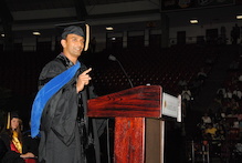 DJ Patil at the College's Commencement Ceremony in May. Click image to download hi-res version.