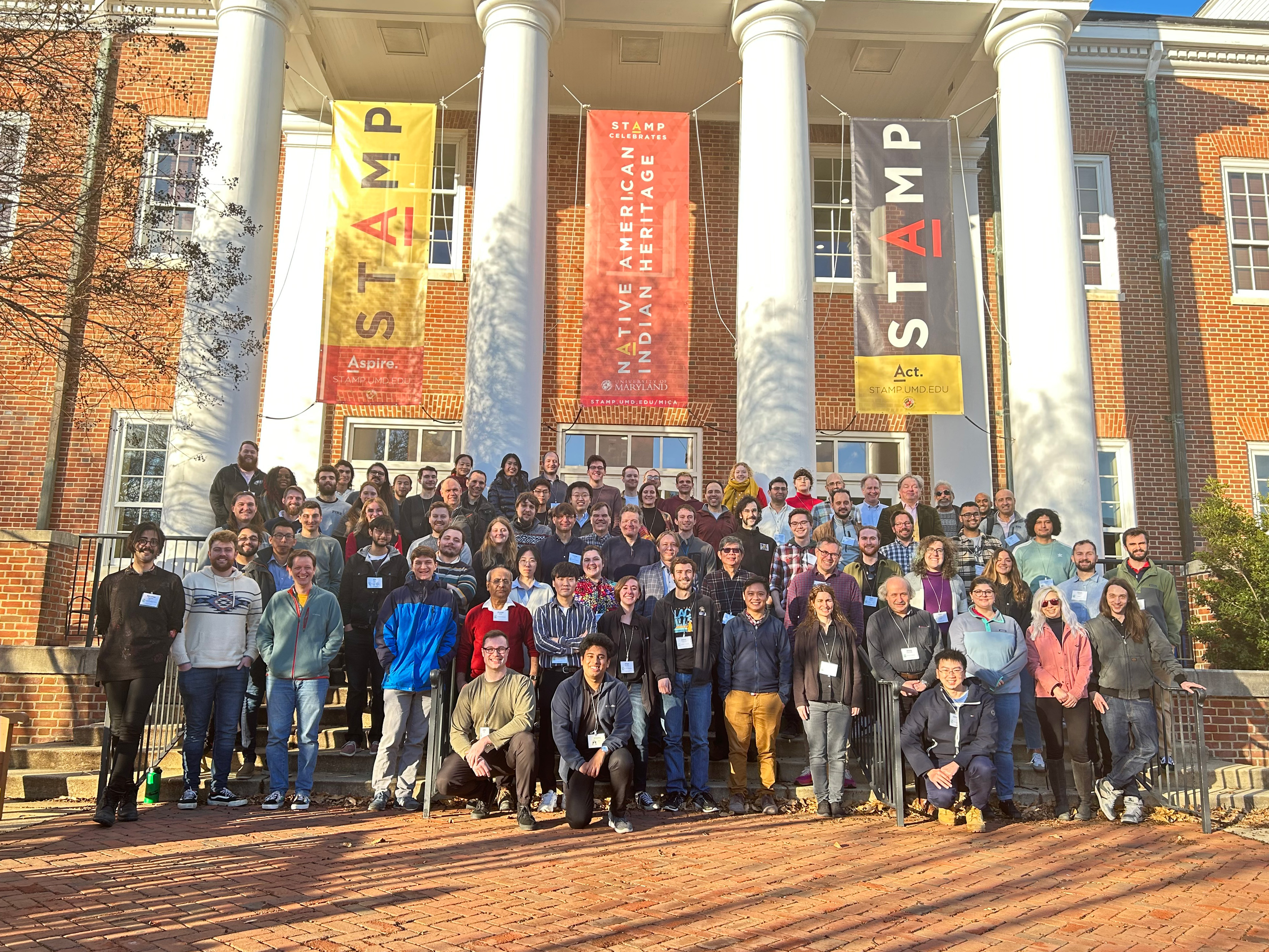 A group photo of LZ collaborators at UMD.