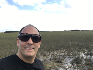 Fernando Miralles-Wilhelm in the Everglades. Photo courtesy of Miralles-Wilhelm. (Click image to download hi-res version.)