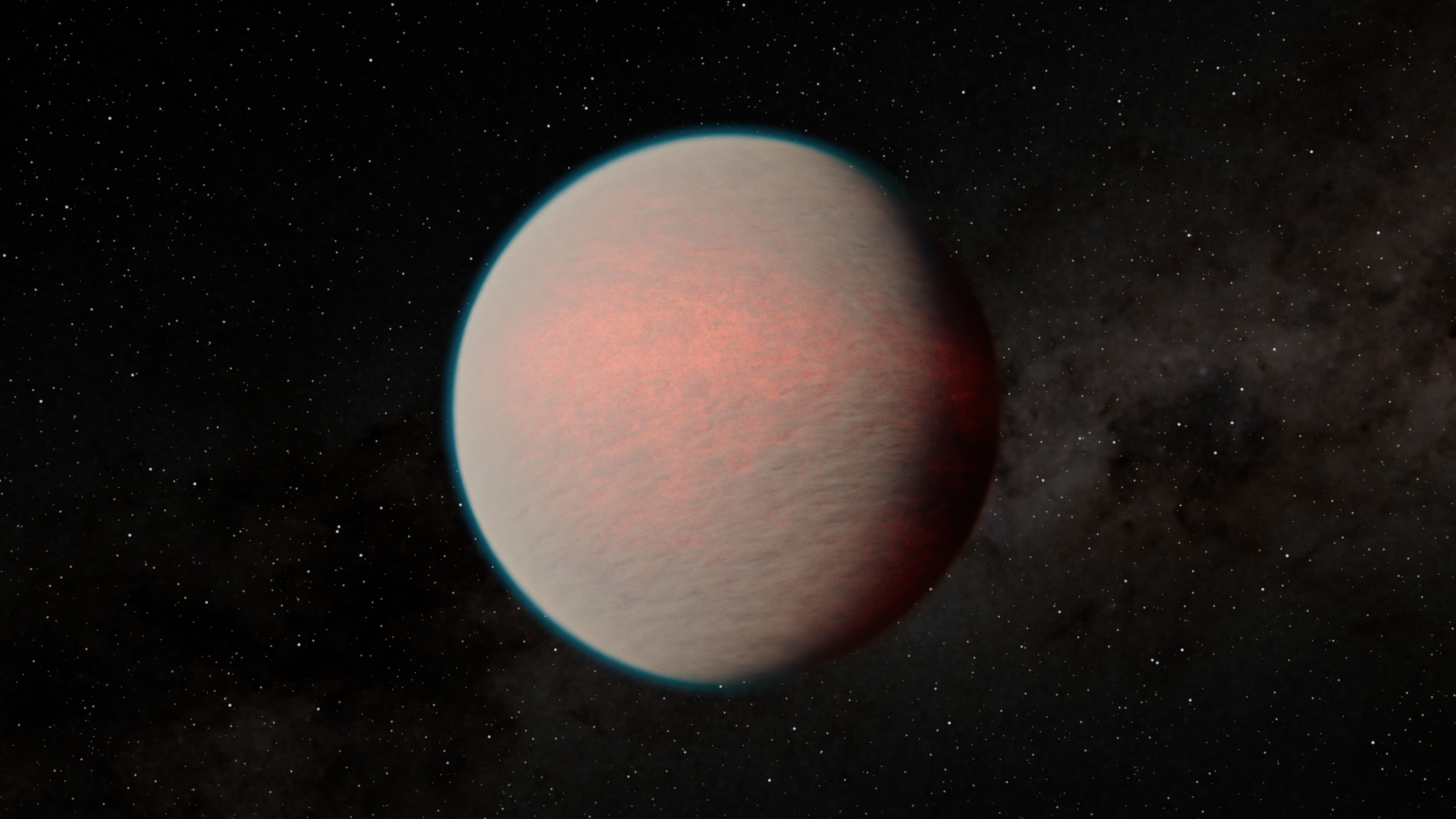 A rendering of GJ 1214 b