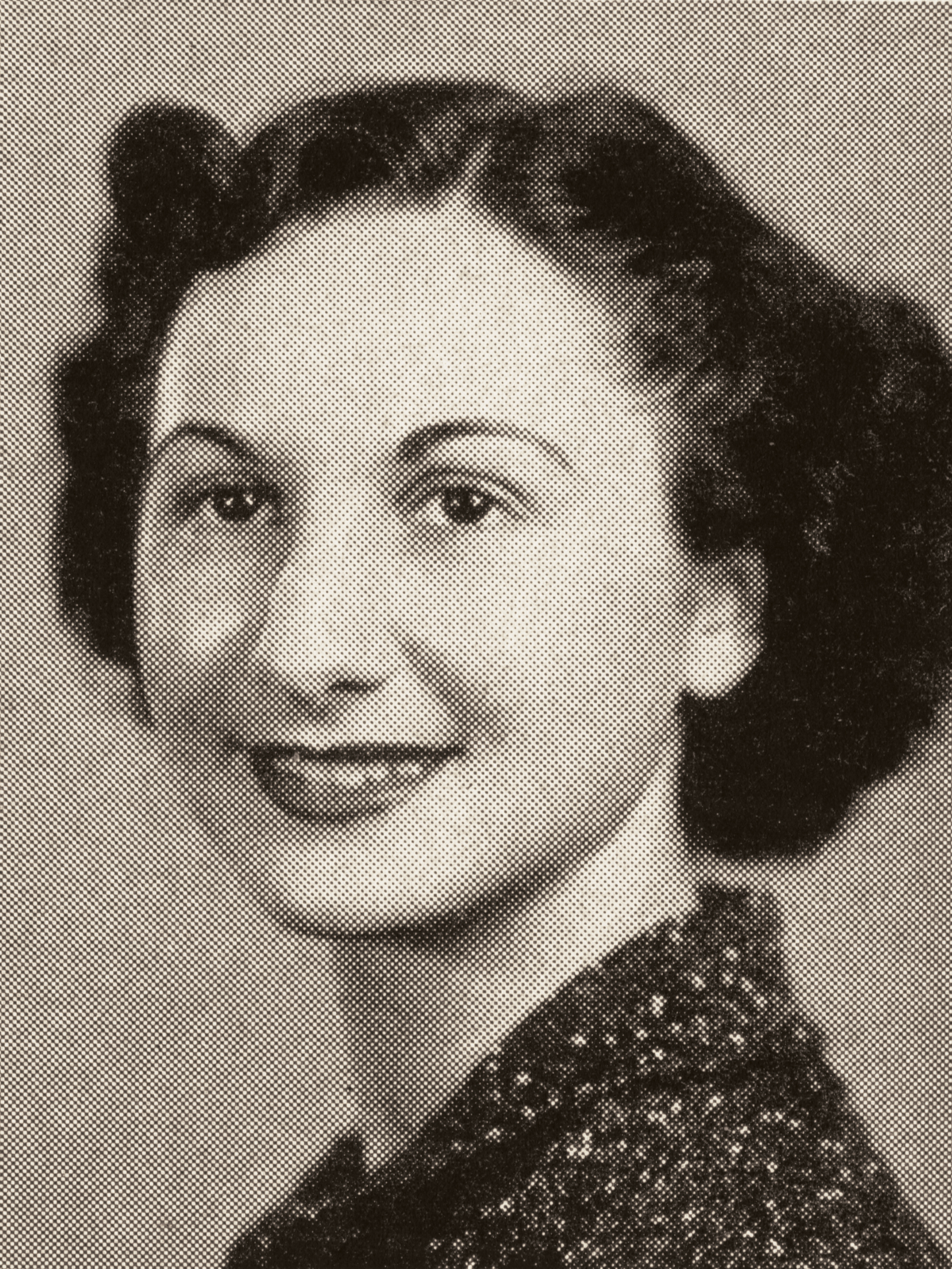 Bernice Bedrick, B.S. ’38, bacteriology, in her 1938 senior yearbook photo.