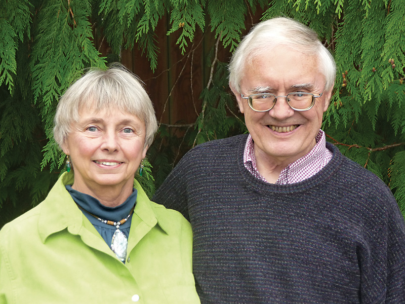 Sue Christian, B.A. ’62, English and Gary Christian, M.S. ’62, Ph.D. ’64, chemistry. Image credit: Courtesy of Sue and Gary Christian