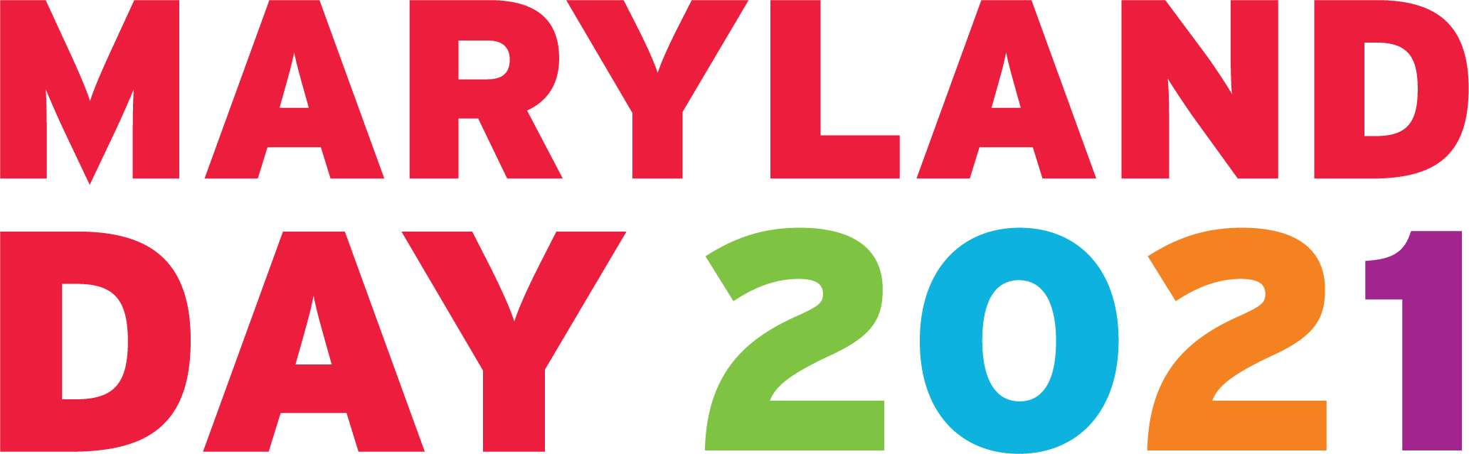 Maryland Day 2021 logo. Click image to download hi-res version.