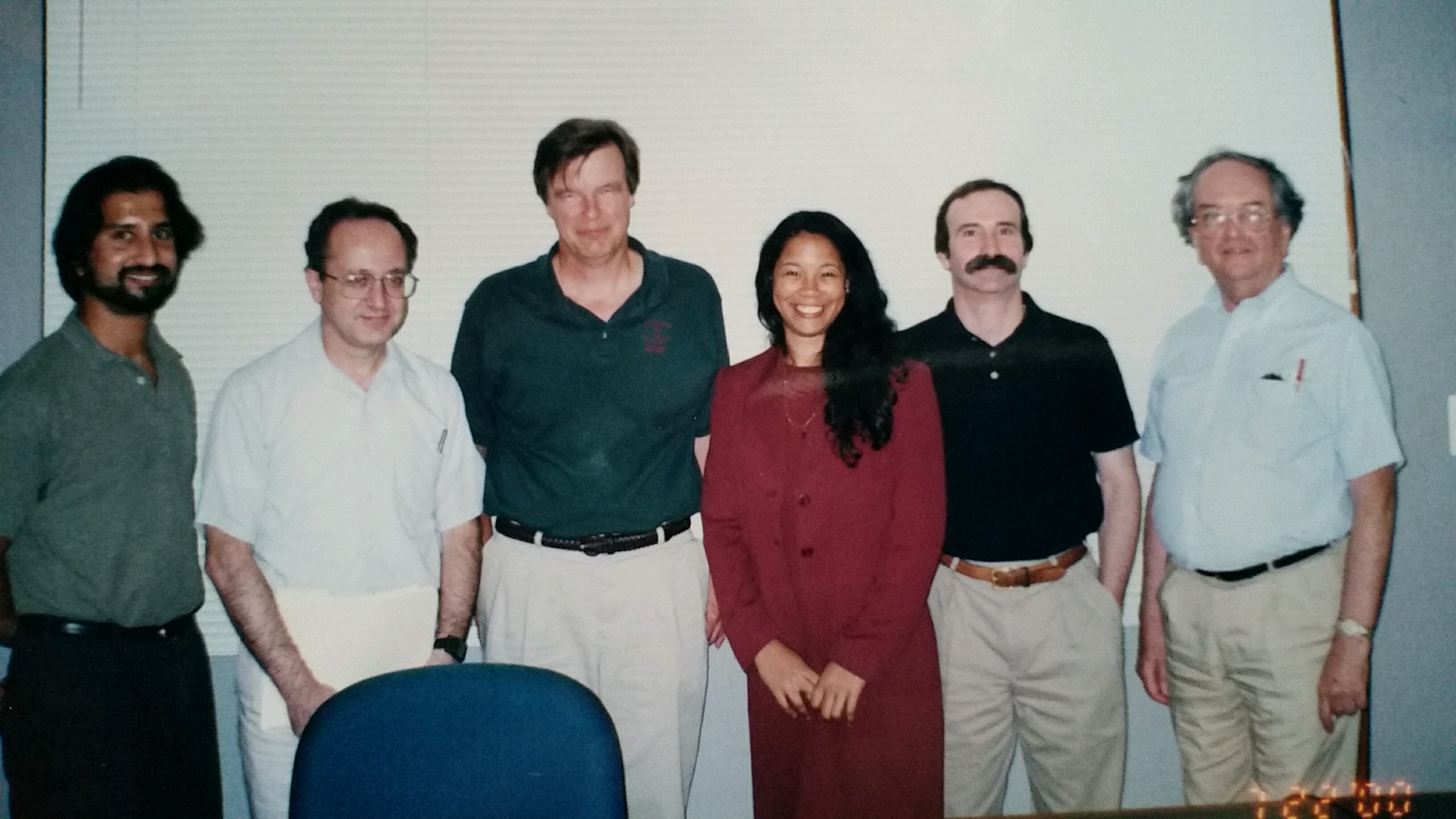 Tasha Inniss at her final thesis defense on July 21, 2000. Photo courtesy of Tasha Inniss. Click image to download hi-res version.